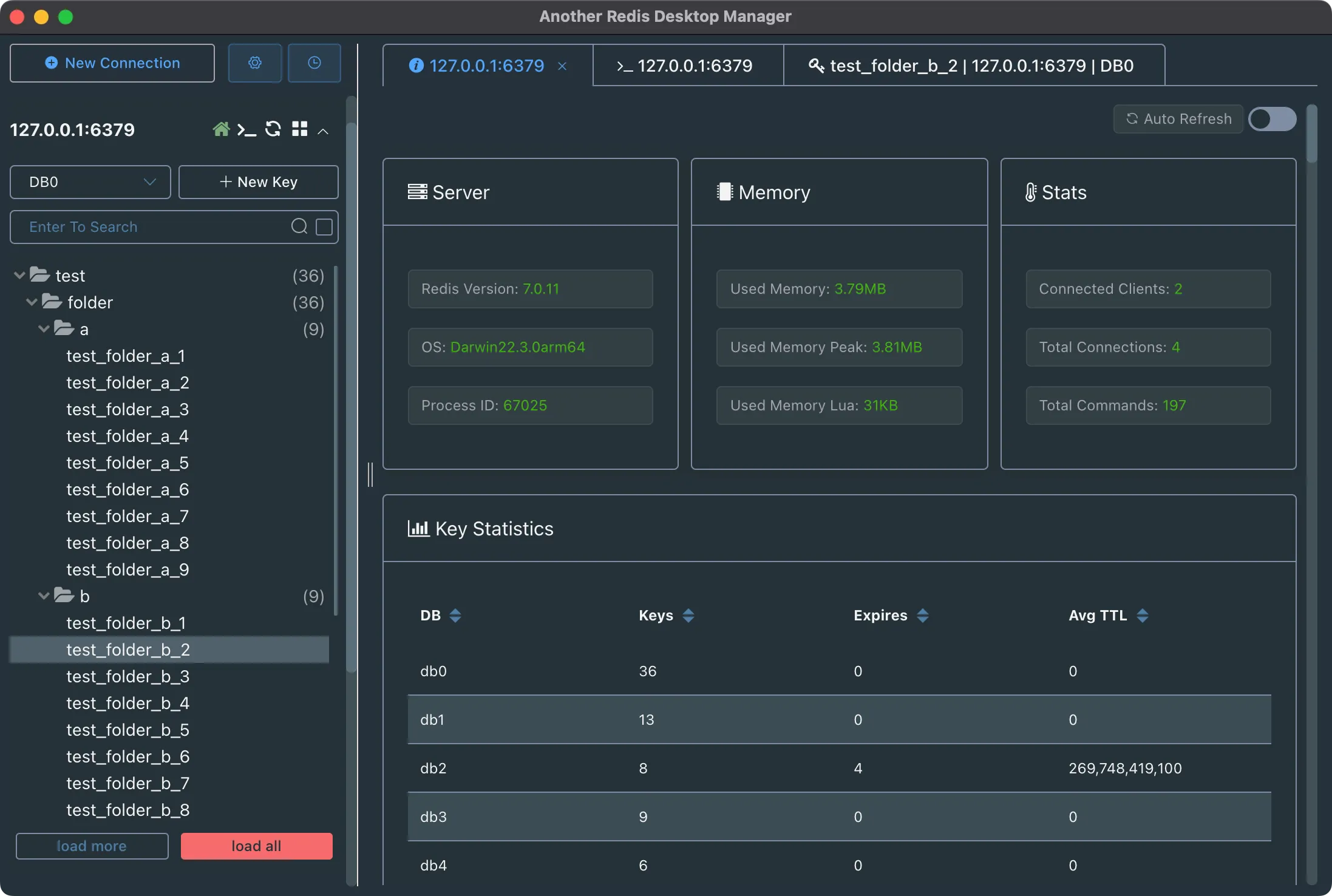 redis status dark